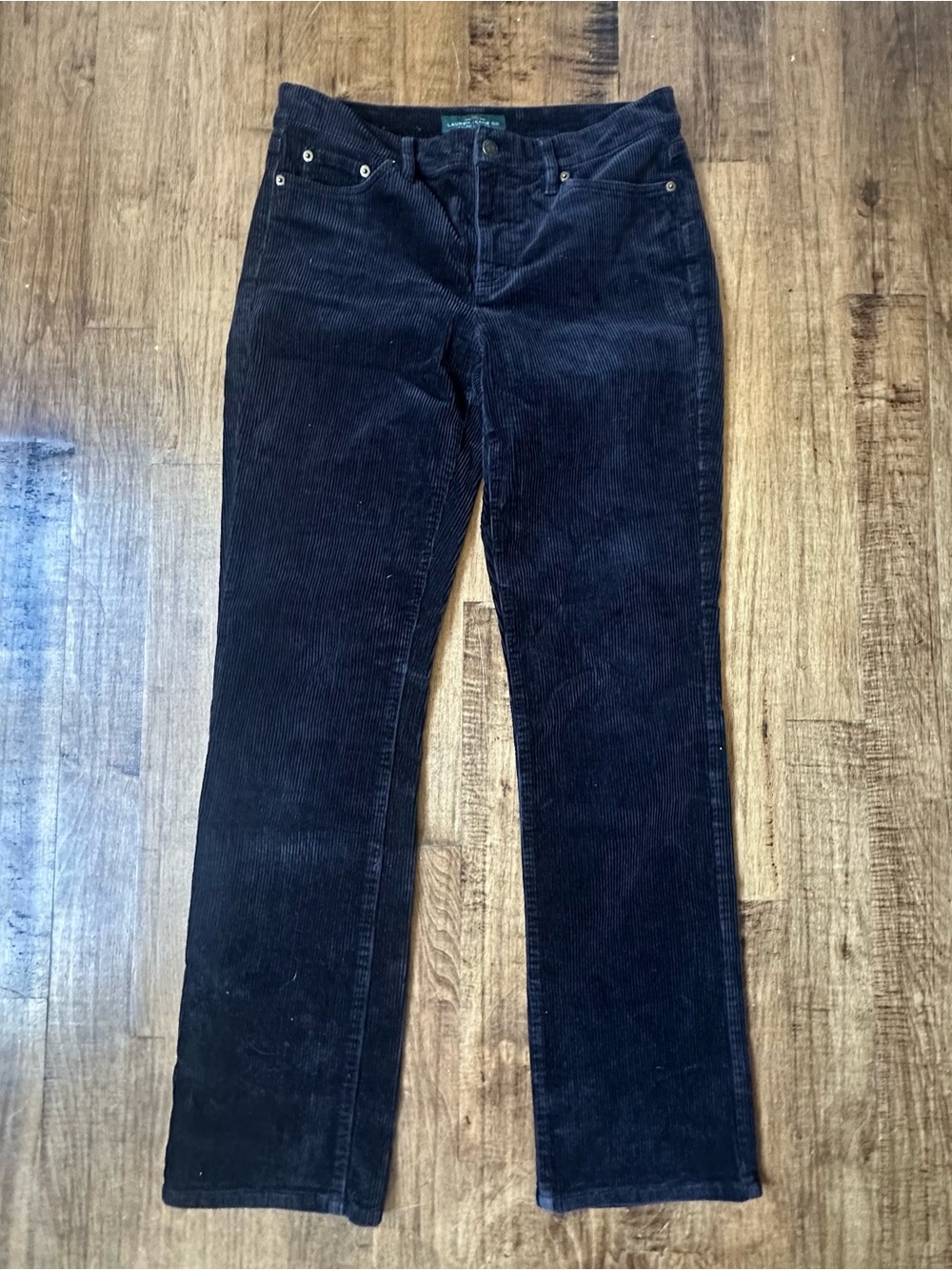 Women’s Black Corduroy Jeans - Classic Straight Leg by Ralph Lauren!